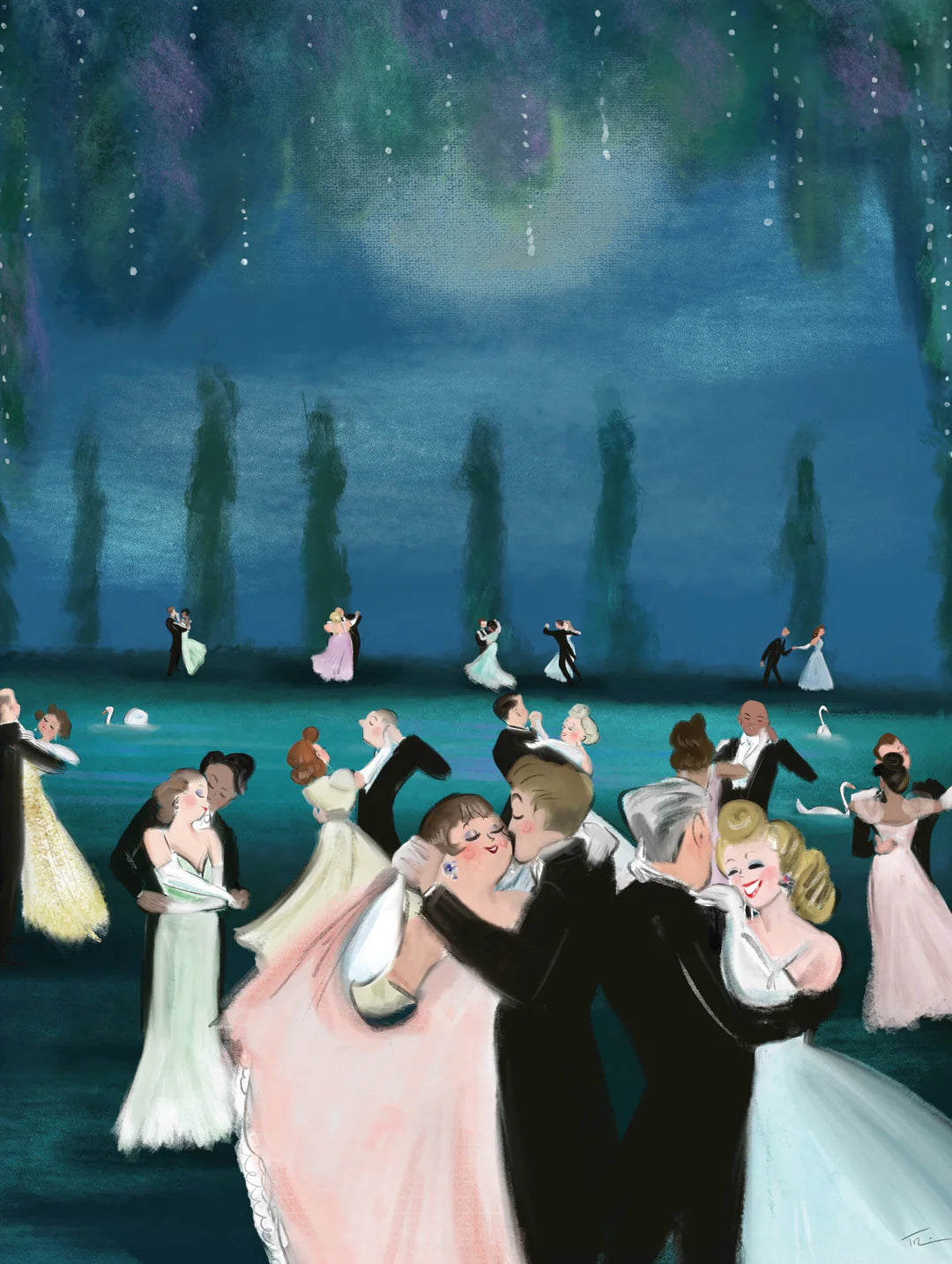 Moonlit Dance 500 Piece Jigsaw Puzzle