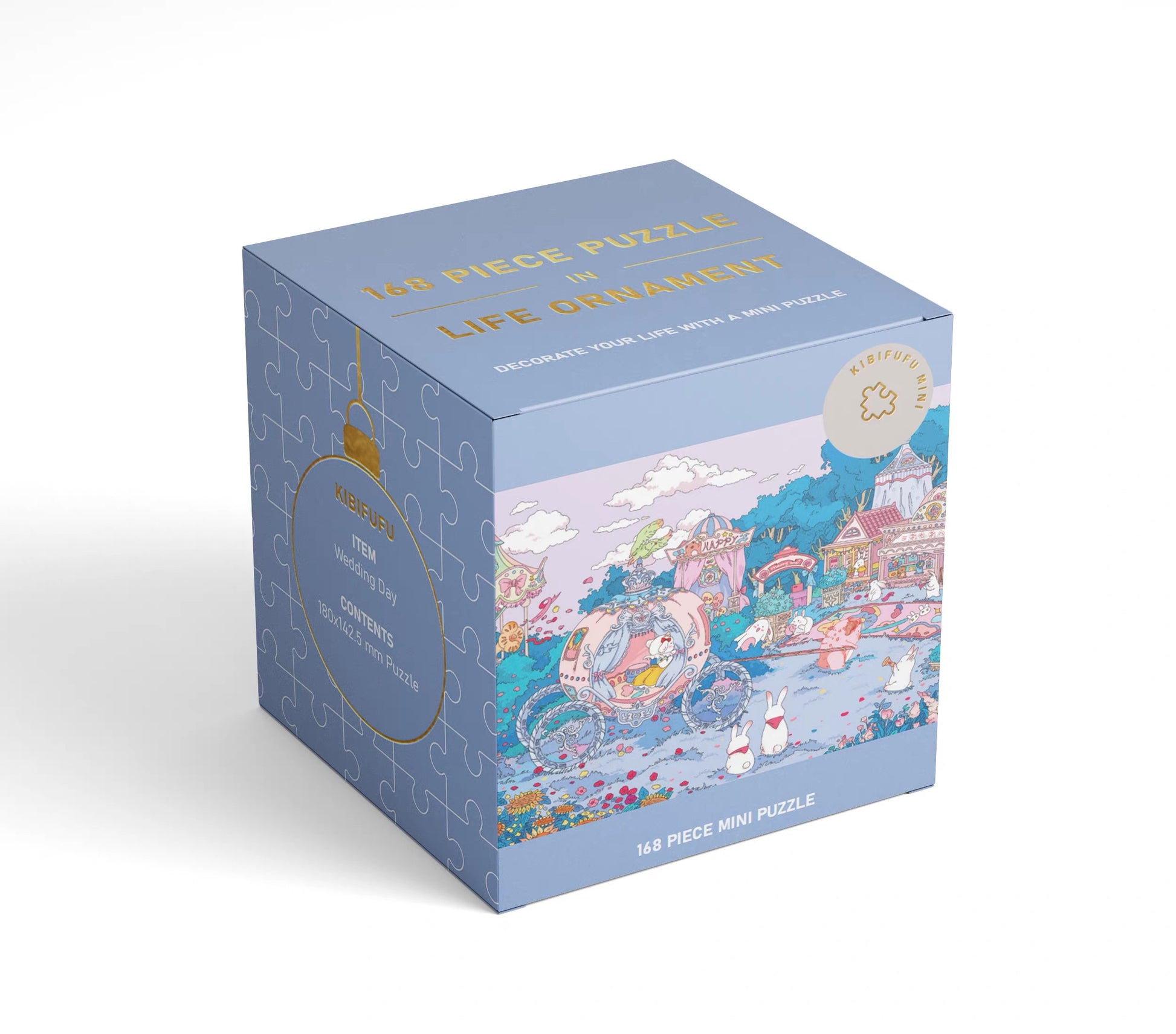 Kibifufu 12-Pack 168 Piece Mini Jigsaw Puzzle Collection 02 | Art Series Gift Set Kibifufu