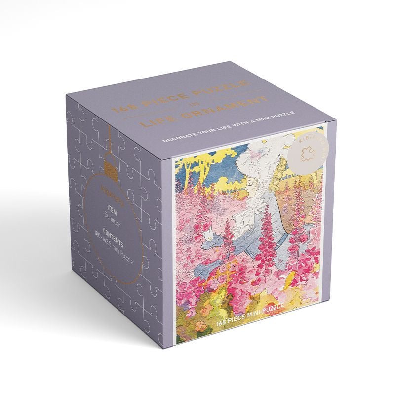 Kibifufu 12-Pack 168 Piece Mini Jigsaw Puzzle Collection 01 | Art Series Gift Set Kibifufu
