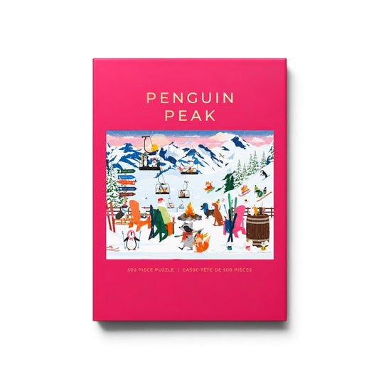 Penguin Peak 500 Piece Puzzle Hobbry