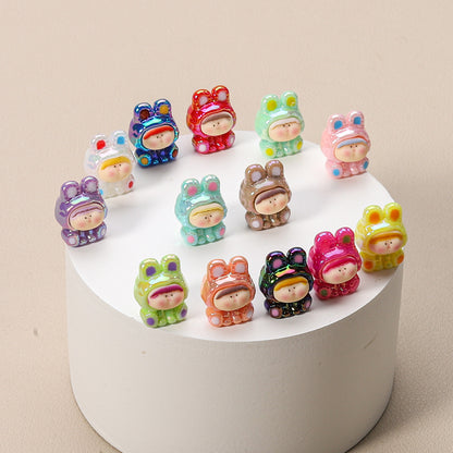 Mini Bunny Resin Figurines – Kawaii Desk Decorations