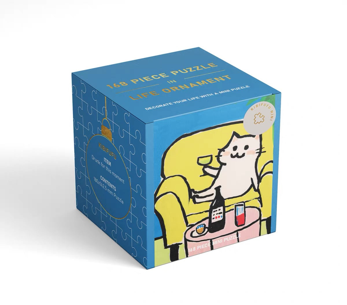 Kibifufu 12-Pack 168 Piece Mini Jigsaw Puzzle Collection 02 | Art Series Gift Set Kibifufu