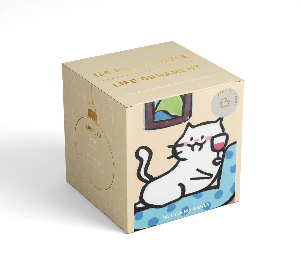 Kibifufu 12-Pack 168 Piece Mini Jigsaw Puzzle Collection 02 | Art Series Gift Set Kibifufu