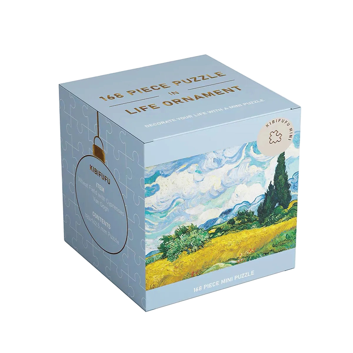 Kibifufu 12-Pack 168 Piece Mini Jigsaw Puzzle Collection 03 | Art Series Gift Set Kibifufu