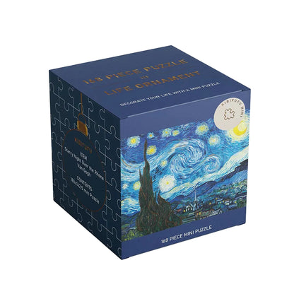 Kibifufu 12-Pack 168 Piece Mini Jigsaw Puzzle Collection 03 | Art Series Gift Set Kibifufu