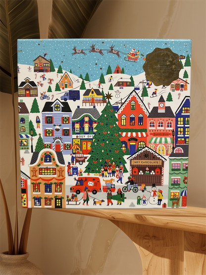 Galison Merryville 500 Piece Foil Jigsaw Puzzle