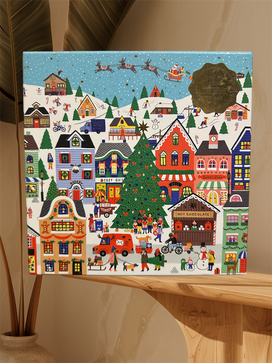 Galison Merryville 500 Piece Foil Jigsaw Puzzle