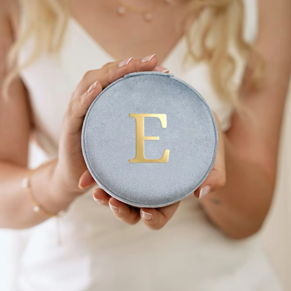 Custom Velvet Jewelry Box – Personalized Gift for Bridesmaids