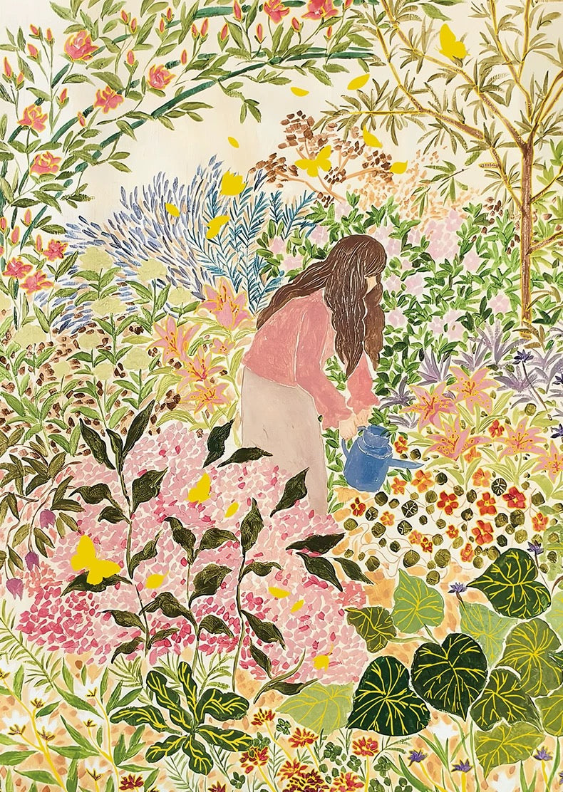 Her Secret Garden 1000 Piece Jigsaw Puzzle Momibook