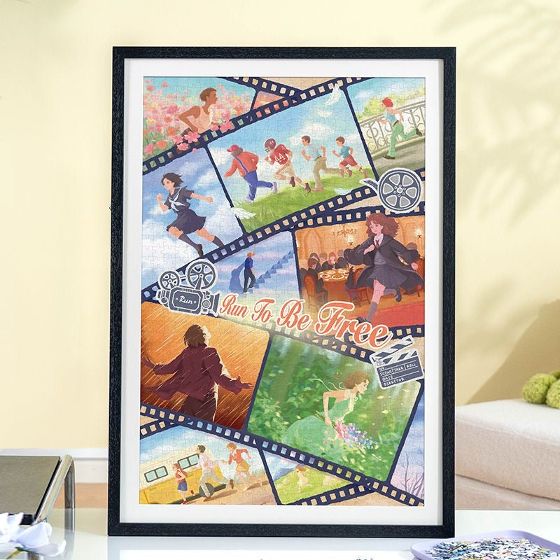 Momibook Run to Be Free 1000 Piece Jigsaw Puzzle Momibook
