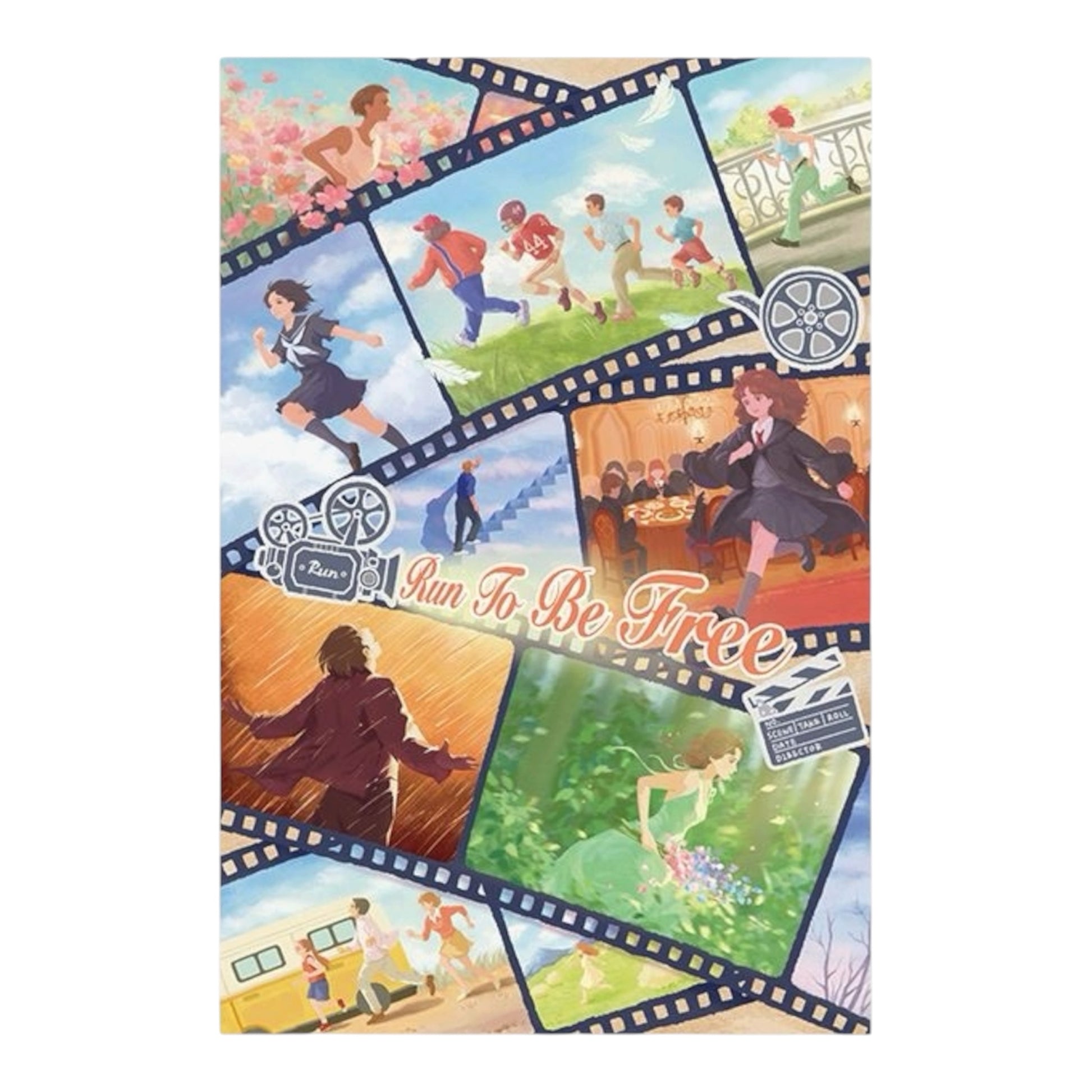 Momibook Run to Be Free 1000 Piece Jigsaw Puzzle Momibook