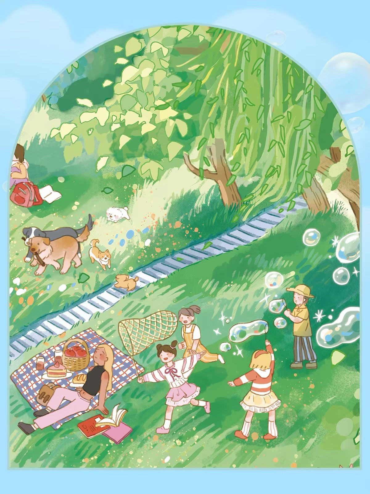 Momibook Kamogawa Riverside Escape 1000 Piece Jigsaw Puzzle Momibook
