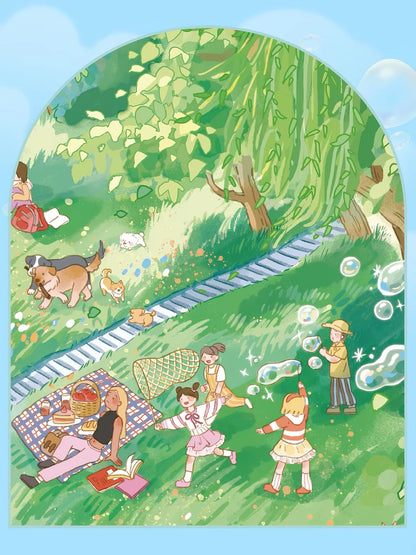 Momibook Kamogawa Riverside Escape 1000 Piece Jigsaw Puzzle Momibook