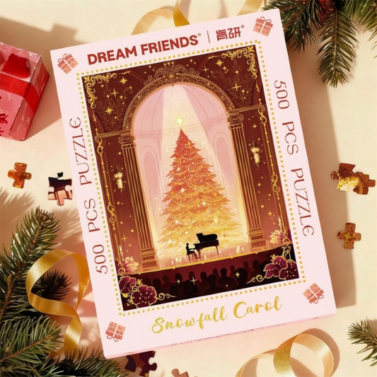 Snowfall Carol 500 Piece Puzzle