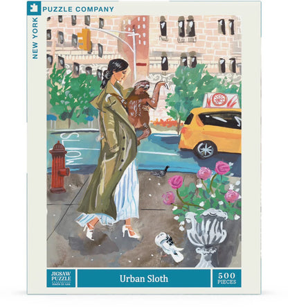 Urban Sloth 500 Piece Jigsaw Puzzle New York Puzzle Company