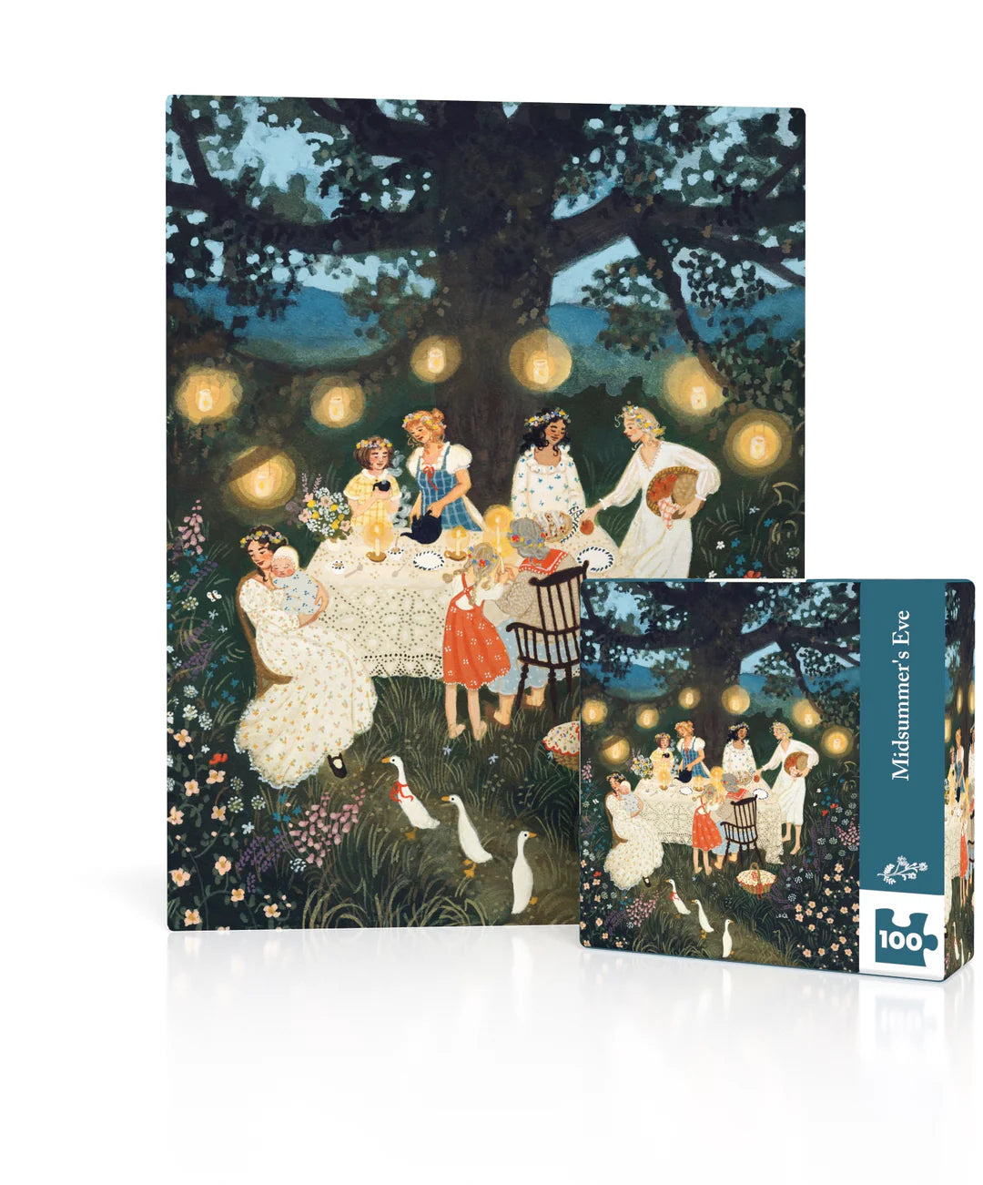 Midsummer's Eve Mini 100 Piece Mini Puzzle New York Puzzle Company
