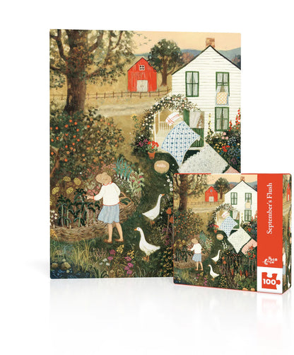September's Flush Mini 100 Piece Mini Puzzle New York Puzzle Company