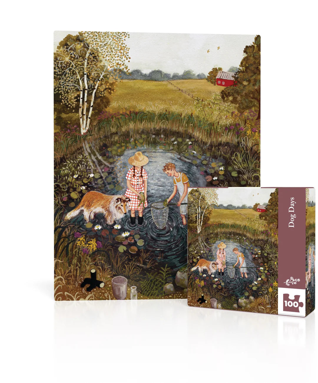 Dog Days Mini 100 Piece Mini Puzzle New York Puzzle Company