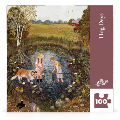 Dog Days Mini 100 Piece Mini Puzzle New York Puzzle Company