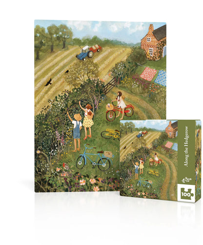 Along the Hedgerow Mini 100 Piece Mini Puzzle New York Puzzle Company