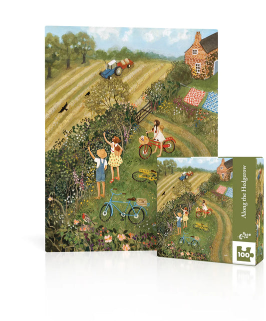 Along the Hedgerow Mini 100 Piece Mini Puzzle New York Puzzle Company