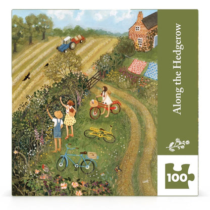 Along the Hedgerow Mini 100 Piece Mini Puzzle New York Puzzle Company