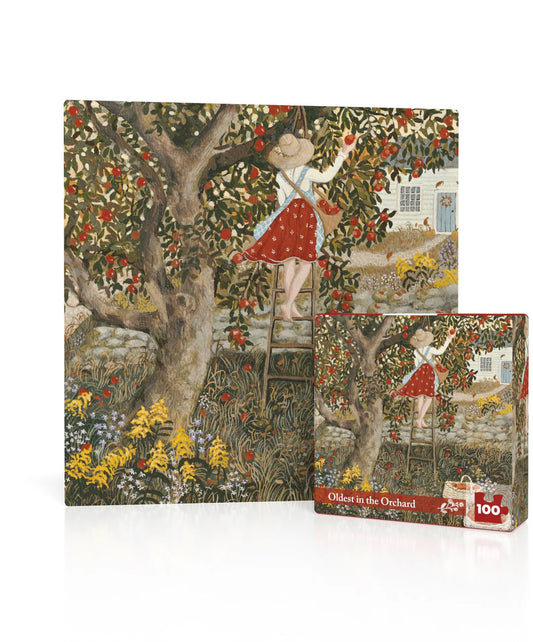 Oldest in the Orchard Mini 100 Piece Mini Puzzle New York Puzzle Company