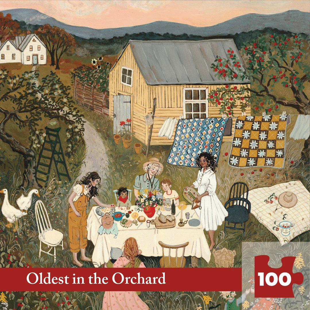 Oldest in the Orchard Mini 100 Piece Mini Puzzle New York Puzzle Company