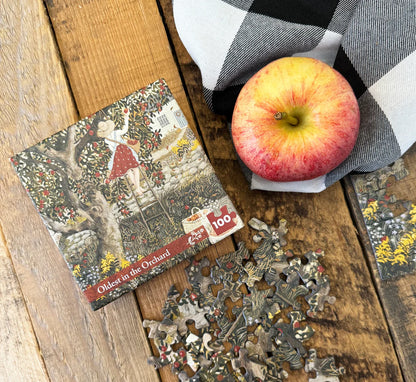 Oldest in the Orchard Mini 100 Piece Mini Puzzle New York Puzzle Company