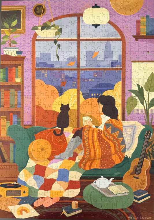 Slow Mornings 500 Pieces Puzzle