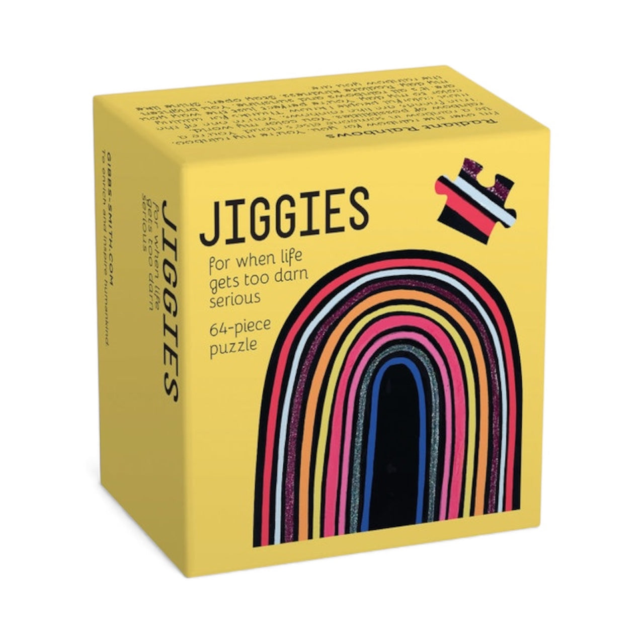 Radiant Rainbows Jiggie 64-Piece Shaped Jigsaw Puzzle