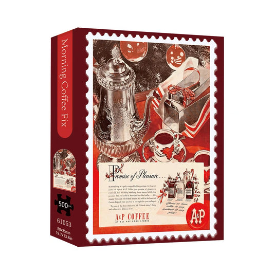 Morning Coffee Fix 500 Piece Jigsaw Puzzle
