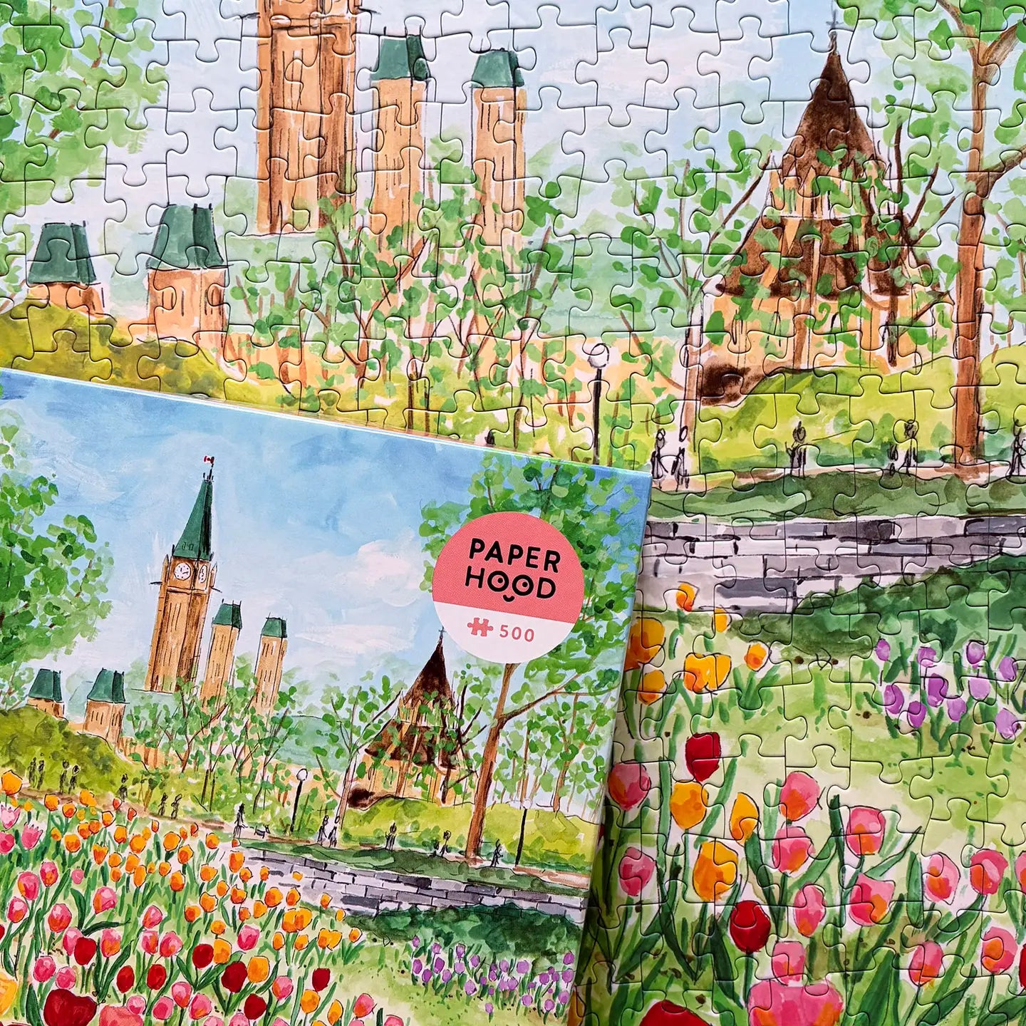【Pre-Order】Ottawa Tulip Festival Puzzle - 500 Pieces The Paperhood