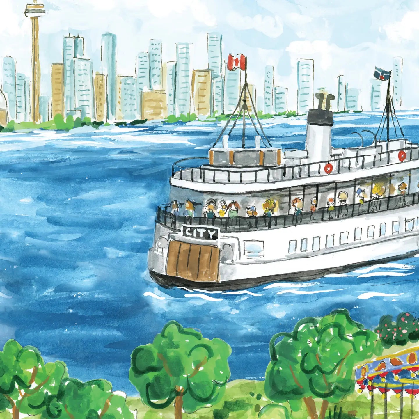 【Pre-Order】Toronto Island Puzzle The Paperhood
