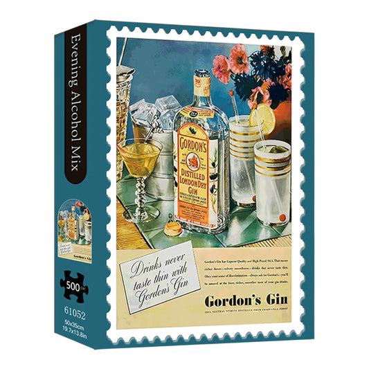Evening Alcohol Mix 500 Piece Jigsaw Puzzle