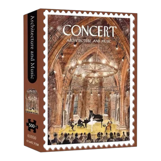 Architecture and Music 500 Piece Puzzle