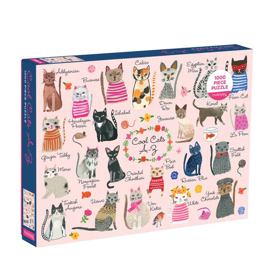 Cool Cats A-Z Puzzle 1000pcs