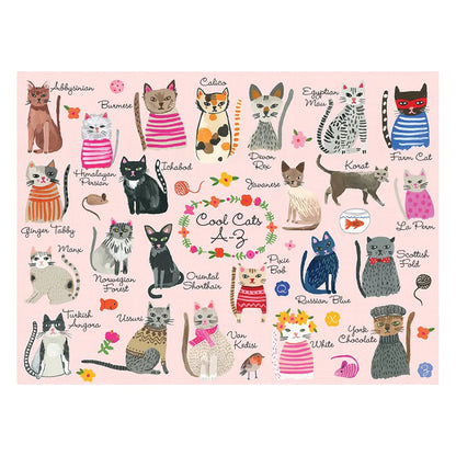 Cool Cats A-Z Puzzle 1000pcs
