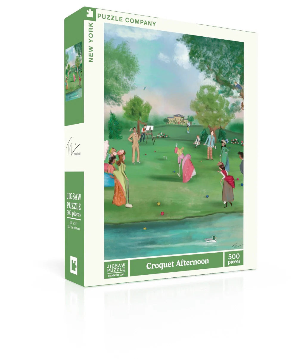 Croquet Afternoon 500 Piece Jigsaw Puzzle