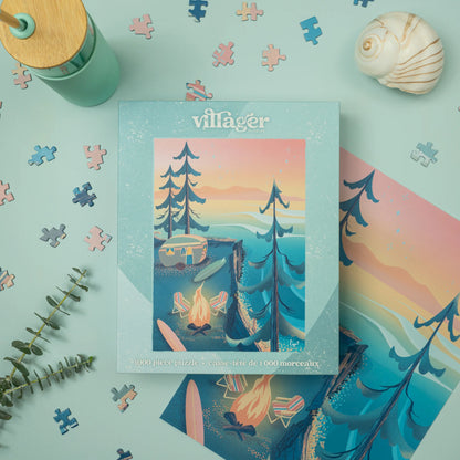 Coastal Camping 1000 Piece Puzzle