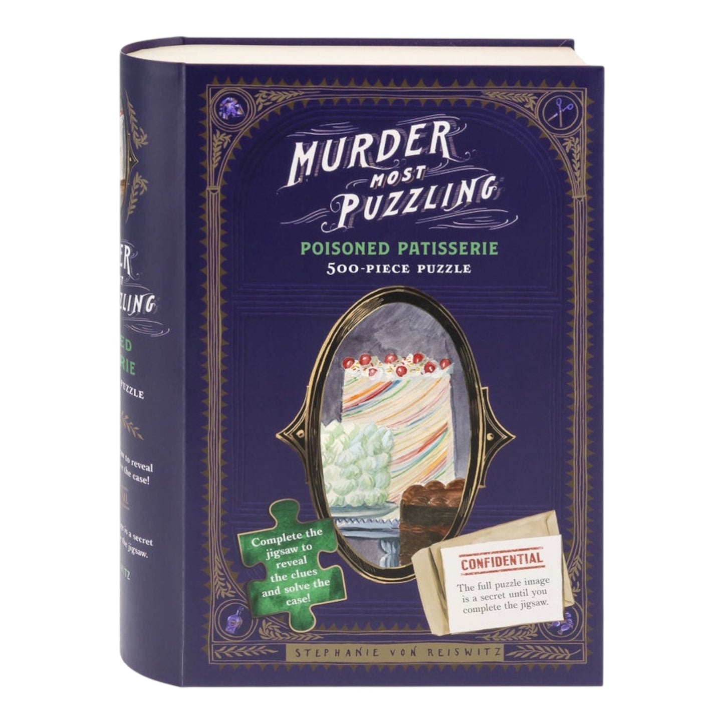 Murder Most Puzzling Poisoned Patisserie 500 Piece Puzzle Chronicle Books