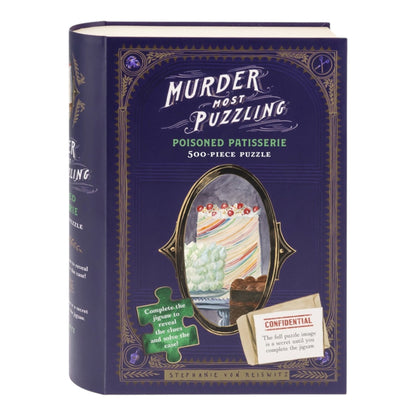 Murder Most Puzzling Poisoned Patisserie 500 Piece Puzzle Chronicle Books