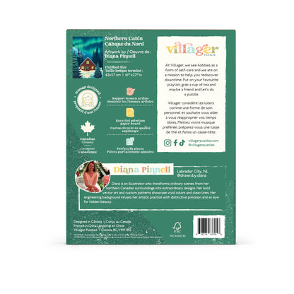 Northern Cabin 500 Piece Puzzle