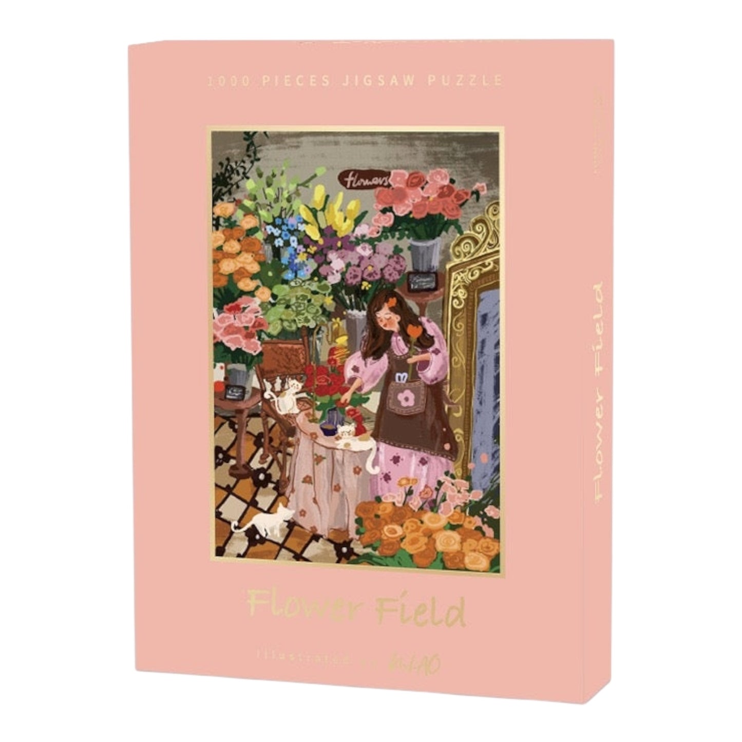 Flower Field 1000 Piece Jigsaw Puzzle