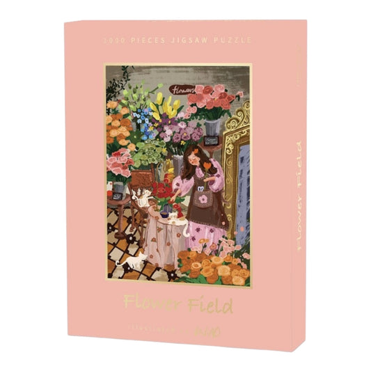 Flower Field 1000 Piece Jigsaw Puzzle