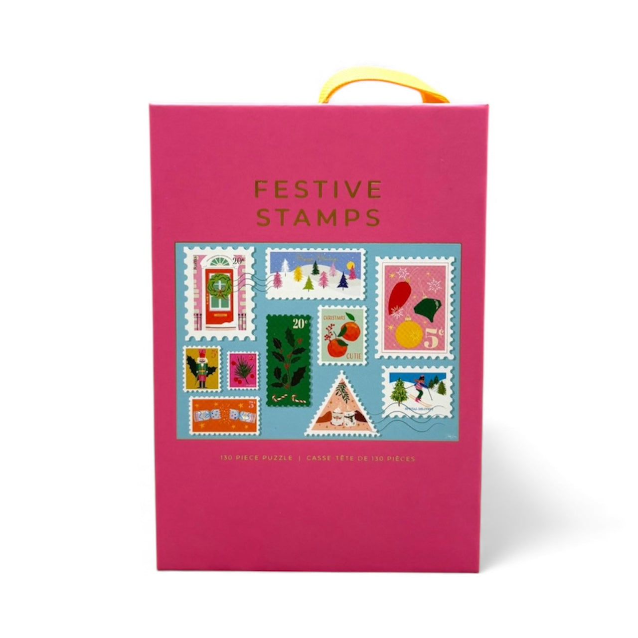 Festive Stamps130 Pieces Mini Puzzle
