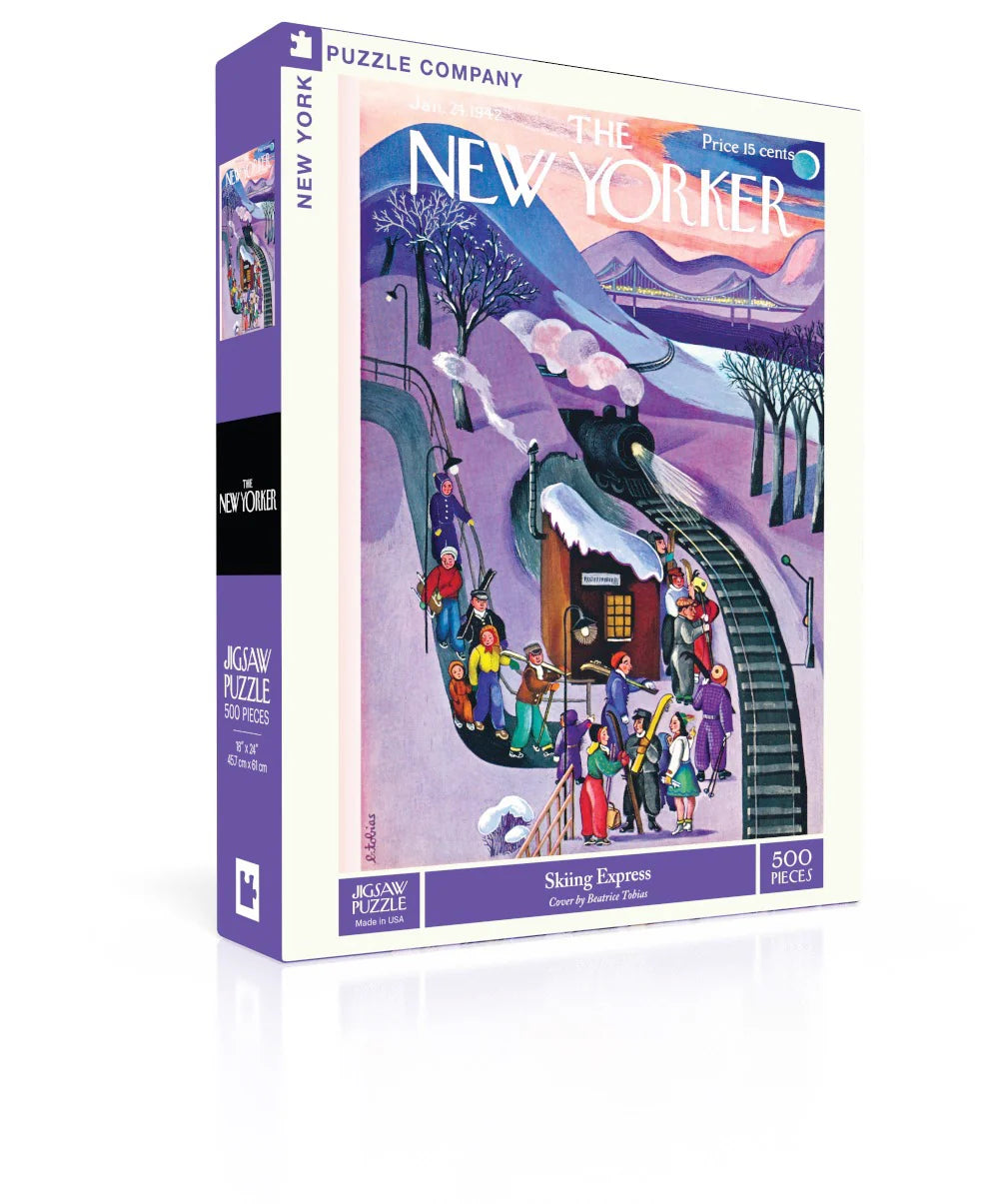 Skiing Express 500 Piece Jigsaw Puzzle