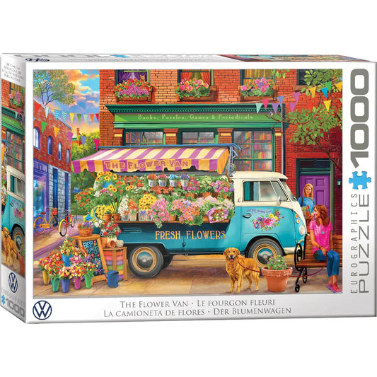 The Flower Van 1000 Piece Puzzle