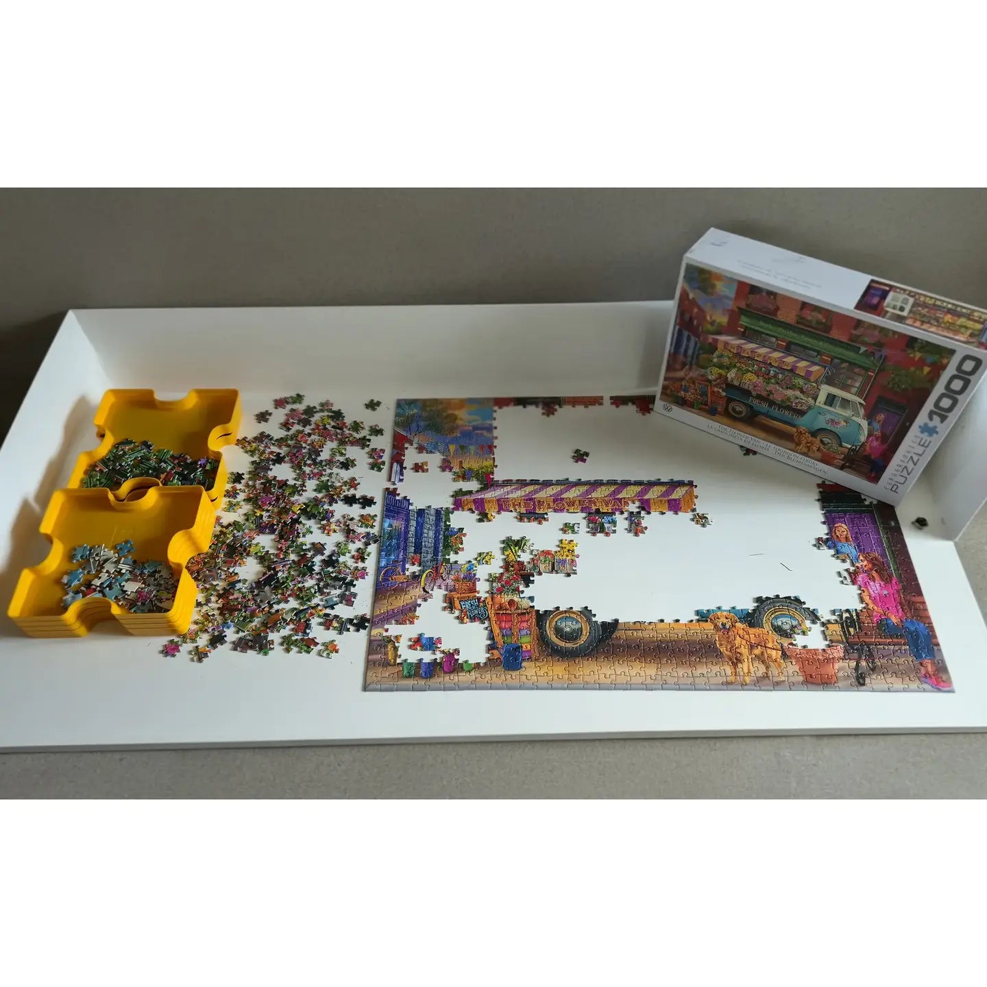The Flower Van 1000 Piece Puzzle