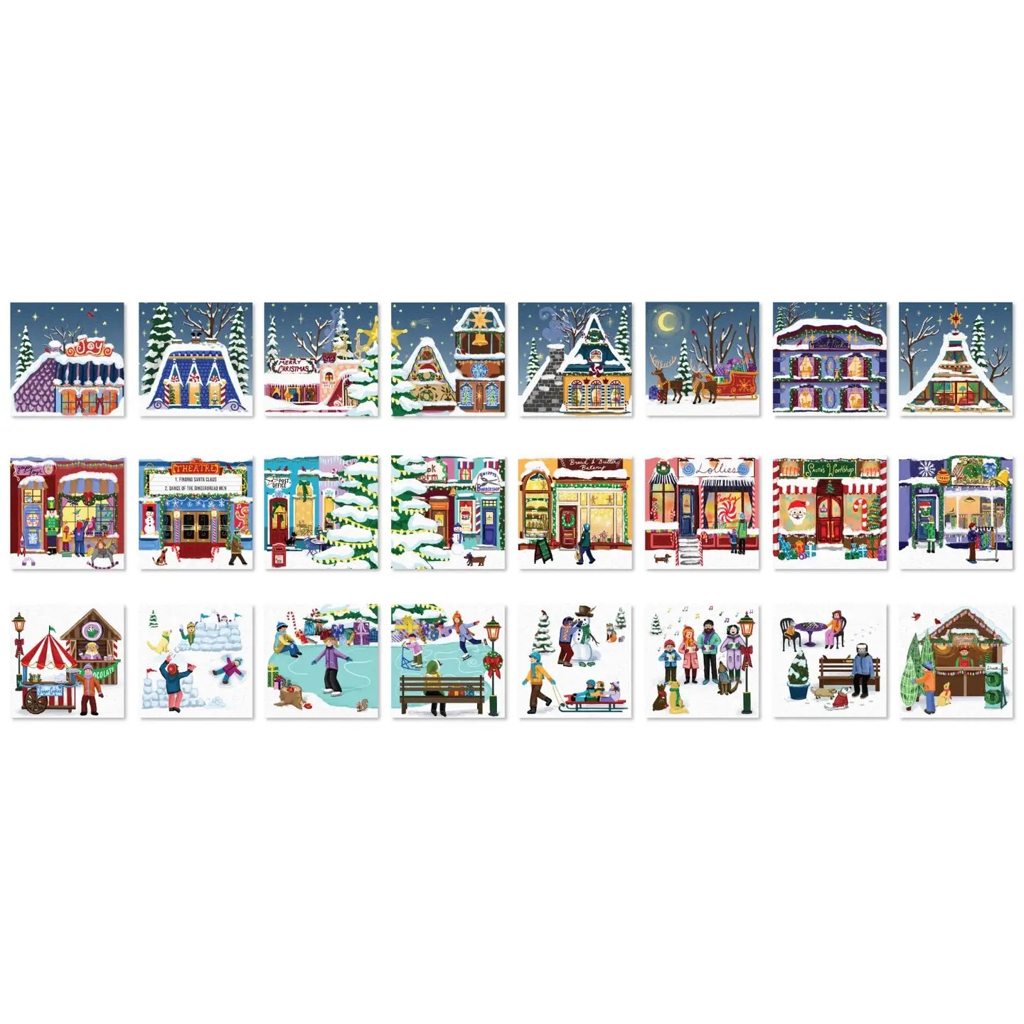 Christmas Town Fair Advent Calendar